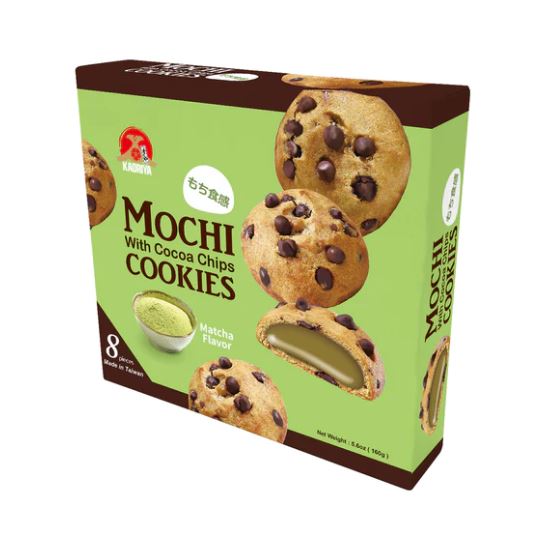 Matcha Mochi Chocolate Chip Cookies